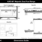 ILVE 48 Inch Majestic II Series Freestanding Dual Fuel Double Oven Range with 8 Sealed Burners, Triple Glass Cool Door, Convection Oven (UM12FDNS)