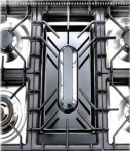 ILVE - Center Grates for UXLP90F, UHP965FD, and UHP1265FD Cooktops - G09281
