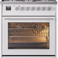 ILVE Professional Plus II 30-Inch Freestanding Dual Fuel Range with 5 Sealed Burner - UP30WMP