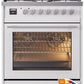 ILVE Professional Plus II 30-Inch Freestanding Dual Fuel Range with 5 Sealed Burner - UP30WMP