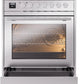 ILVE Professional Plus II 30-Inch Freestanding Dual Fuel Range with 5 Sealed Burner - UP30WMP
