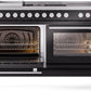 ILVE Professional Plus II 60 Inch Dual Fuel Freestanding Range in Stainless Steel with Trim - UP60FSWMP