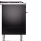 ILVE Professional Plus II 60 Inch Dual Fuel Freestanding Range in Stainless Steel with Trim - UP60FSWMP