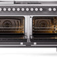 ILVE Professional Plus II 60 Inch Dual Fuel Freestanding Range in Stainless Steel with Trim - UP60FSWMP
