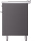 ILVE Professional Plus II 60 Inch Dual Fuel Freestanding Range in Stainless Steel with Trim - UP60FSWMP