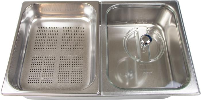 ILVE - Stainless Steel Steam Cooker Basins