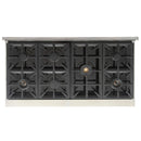 Kucht Appliance Package - 48 in. Natural Gas Range in Stainless Steel and Refrigerator, K748-KFX480-FDS