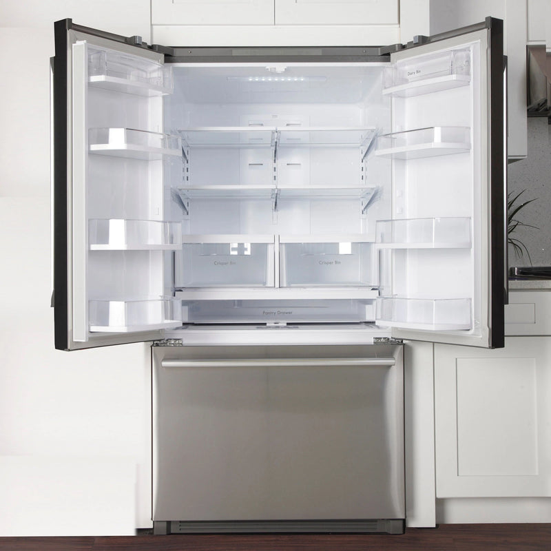 Kucht Appliance Package - 48 inch Natural Gas Range in Stainless Steel, Range Hood, Refrigerator, Dishwasher, KRH-KFX480-4812IS