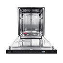 Kucht Appliance Package - 48 inch Natural Gas Range in Stainless Steel, Wall Dishwasher, Refrigerator, K65-KFX480-02D