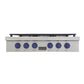 Kucht Appliance Package - 48 inch Natural Gas Range in Stainless Steel, Wall Range Hood, Refrigerator, Dishwasher, and Gas Stovetop, KFX-KFX480-369T