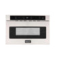 Kucht Appliance Package Professional 36 in. 5.2 cu ft. Natural Gas Range, Microwave Drawer, Dishwasher, KMD24S-KNG-361
