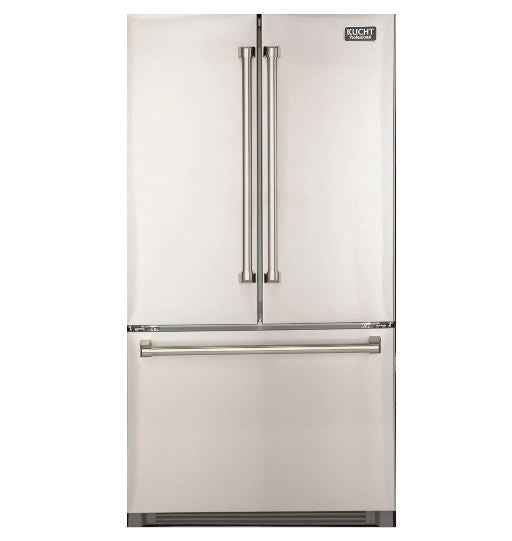 Kucht Appliance Package Professional 36 in. 5.2 cu ft. Natural Gas Range, Range Hood & Refrigerator, K748FDS-KNG-361