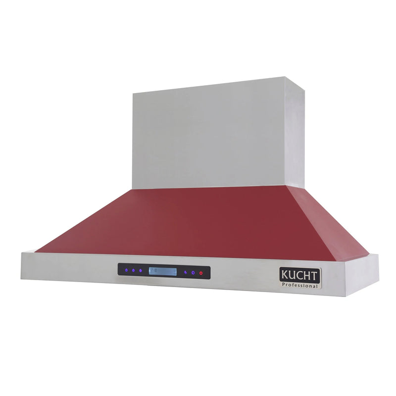 Kucht Professional 48 in. Wall Mounted Hood in Stainless Steel with Color Options KRH4815A