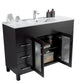Laviva Nova 48" Espresso Bathroom Vanity with White Ceramic Basin Countertop 31321529-48E-CB