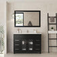 Laviva Nova 48" Espresso Bathroom Vanity with White Ceramic Basin Countertop 31321529-48E-CB