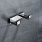 Lexora Bagno Bianca Stainless Steel Double Robe Hook - Chrome LRH18152PC