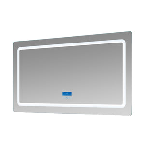 Lexora Caldona 60" Wide x 32" Tall LED Mirror w/ Defogger LC6032LEDM