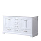 Lexora Dukes 60" White Vanity Cabinet Only LD342260DA00000