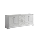 Lexora Dukes 80" White Vanity Cabinet Only LD342280DA00000