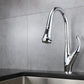 Lexora Garbatella Brass Kitchen Faucet w/ Pull Out Sprayer - Chrome LKFS9011CH