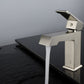 Lexora Labaro Brass Single Hole Bathroom Faucet - Brushed Nickel LFS3011BN