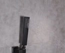 Lexora Monte Celo Set, 8" Square Rain Shower and Handheld, Matte Black LSS10011MB