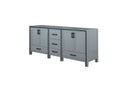 Lexora Ziva 80" Dark Grey Vanity Cabinet Only LZV352280SB00000