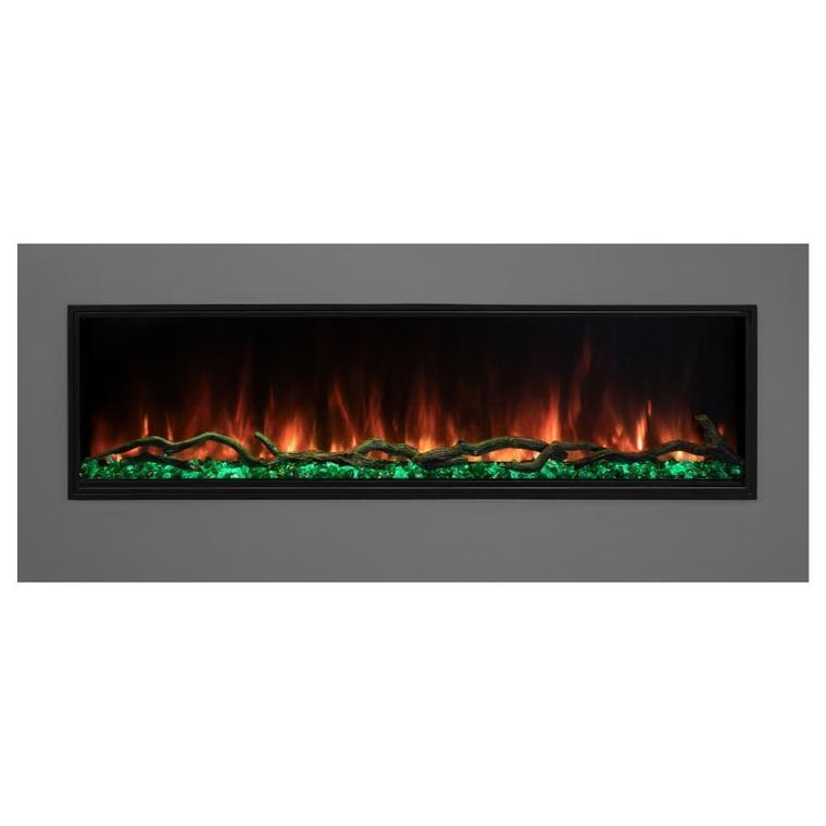Modern Flames 96" Landscape Pro Slim Built In Wall Electric Fireplace Insert Heater