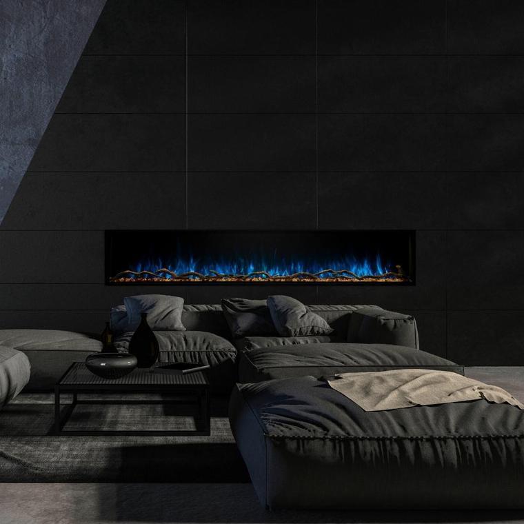 Modern Flames Landscape Pro Slim In Wall Electric Fireplace Insert Heater - LPS-8014