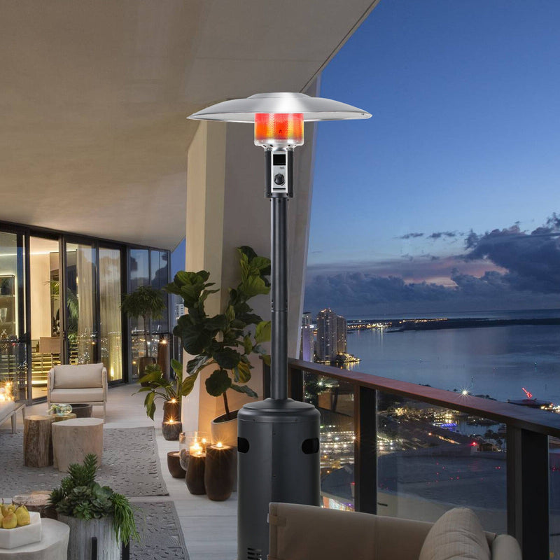 Outdoor Patio Propane Heater Standing Heat Lamp