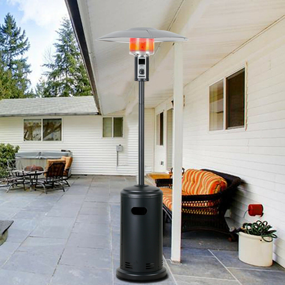 Outdoor Patio Propane Heater Standing Heat Lamp Morealis