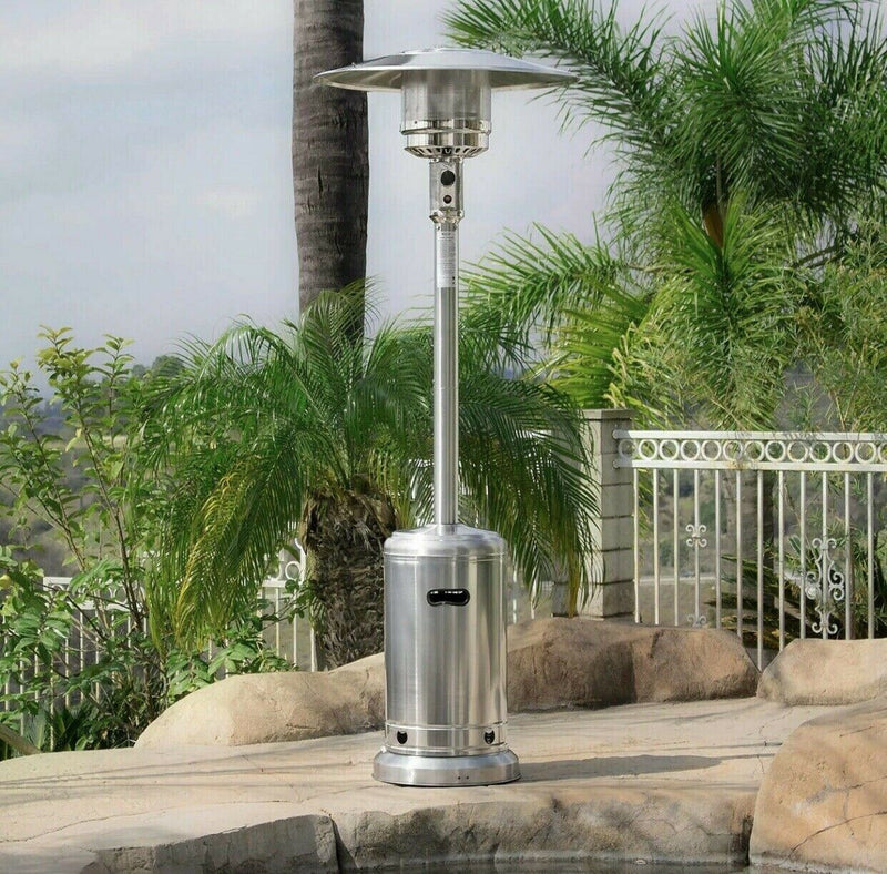 Portable Outdoor Patio Heater Propane Gas Fire Pit Space Heater 48000BTU - Morealis