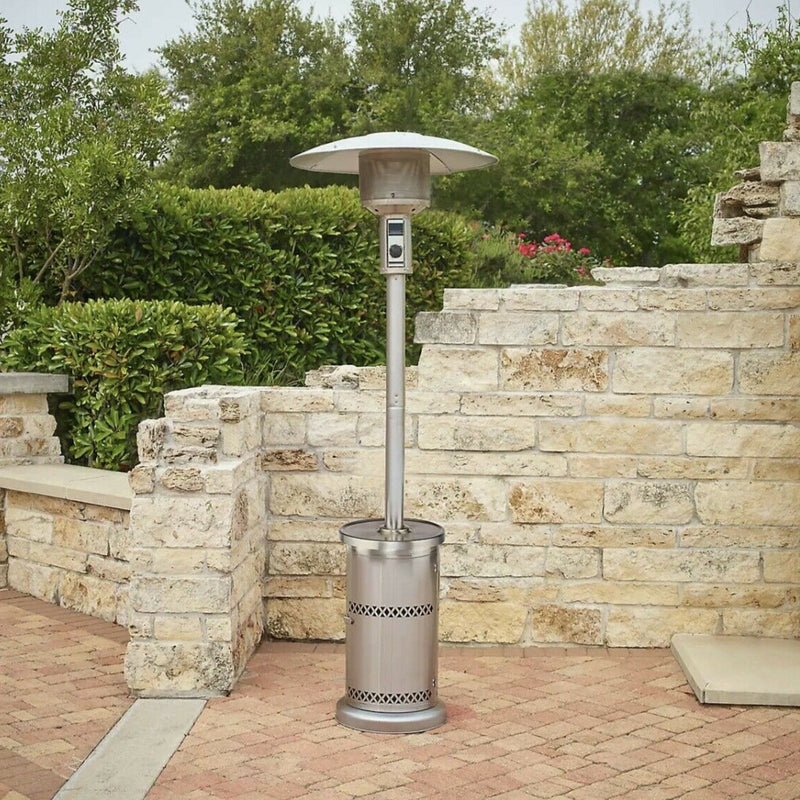 hanover 7 ft btu steel umbrella propane patio heater - Heater, 7' tall, Propane, 41,000 you have full control over creating the perfect ambiance for your gathering Hanover 7-Ft. 48,000 BTU Steel