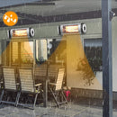 Premium Wall Mount Electric Infrared Patio Heater LED - Morealis