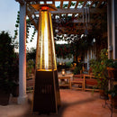 Luminesce Outdoor Propane Pyramid Patio Heater Fire Pit Heat Lamp - Morealis