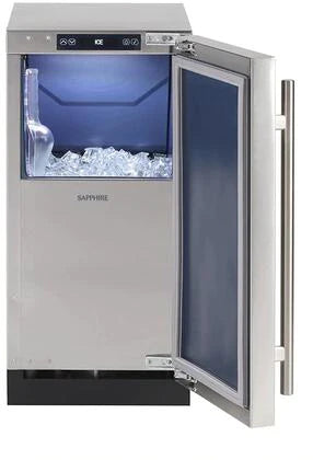 Sapphire 15 Inch Built-In Ice Maker with 68 lbs. Daily Ice Production, 25 lbs. Ice Storage - SIIM15-P-PR