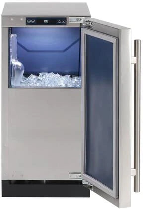 Sapphire 15 Inch Built-In Ice Maker with 75 lbs. Daily Ice Production, 25 lbs. Ice Storage - SSIM15-GD-PRADA