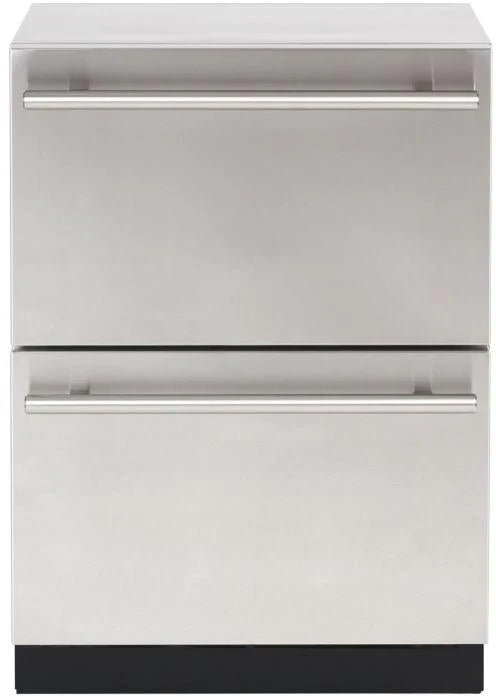 Sapphire 24 Inch Built-In Indoor Double Drawer Refrigerator with 4.6 Cu. Ft. Capacity - SRD24-SS