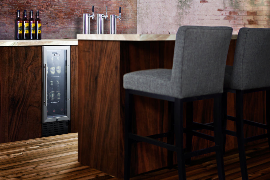 Summit 12" Wide Built-In Undercounter Beverage Center