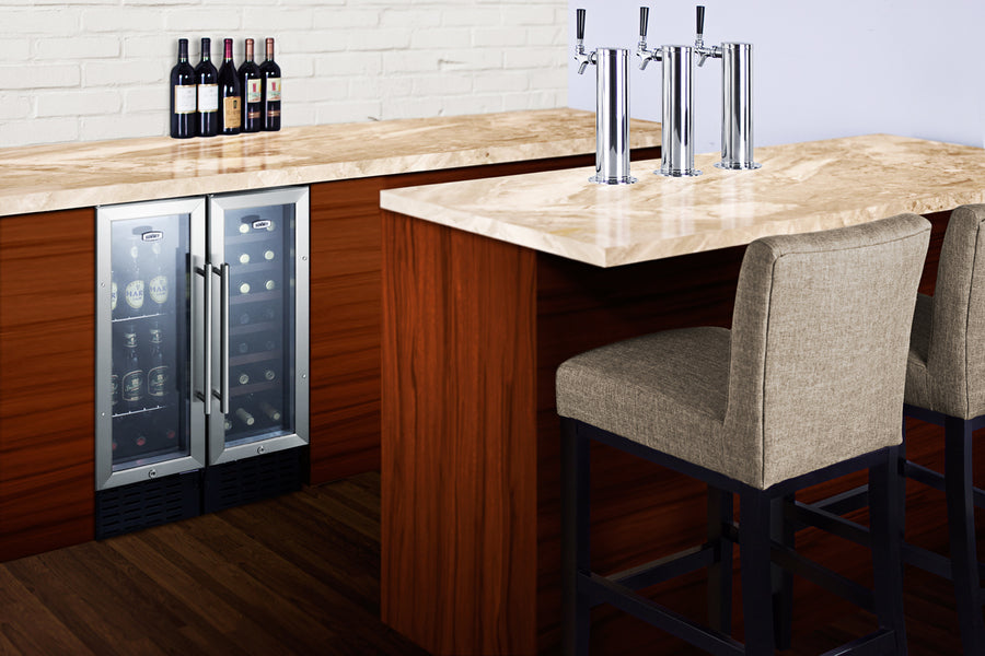 Summit 12" Wide Built-In Undercounter Beverage Center