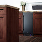 Summit 15" Frost-Free Built-In All-Freezer in Black Finish
