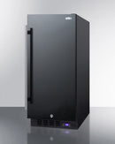 Summit 15" Frost-Free Built-In All-Freezer in Black Finish