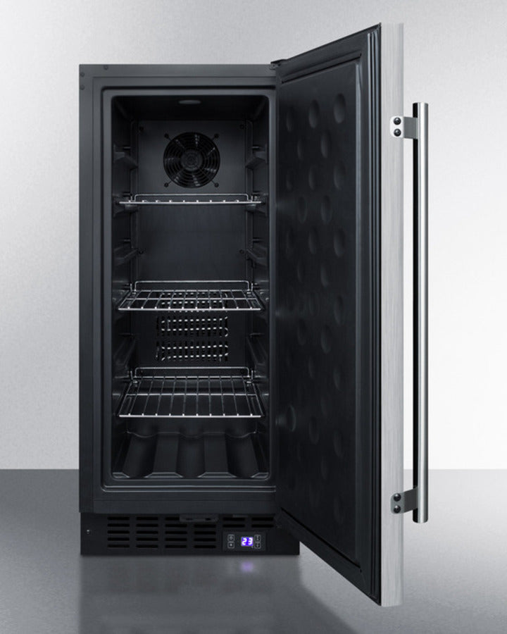Summit 15" Frost-Free Built-In All-Freezer in Stainless Steel