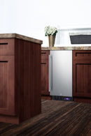 Summit 15" Frost-Free Built-In All-Freezer in Stainless Steel