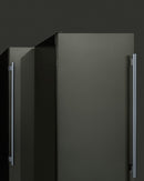 Summit 15" Frost-Free Built-In All-Freezer with Black Stainless Steel Door