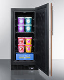 Summit 15" Frost-Free Built-In All-Freezer with Integrated Door Frame