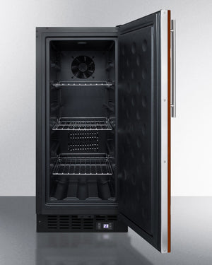 Summit 15" Frost-Free Built-In All-Freezer with Integrated Door Frame
