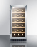 Summit 15" Wide Built-In Wine Cellar, ADA Compliant
