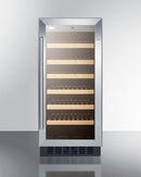 Summit 15" Wide Built-In Wine Cellar 