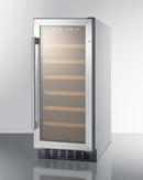 Summit 15" Wide Built-In Wine Cellar 